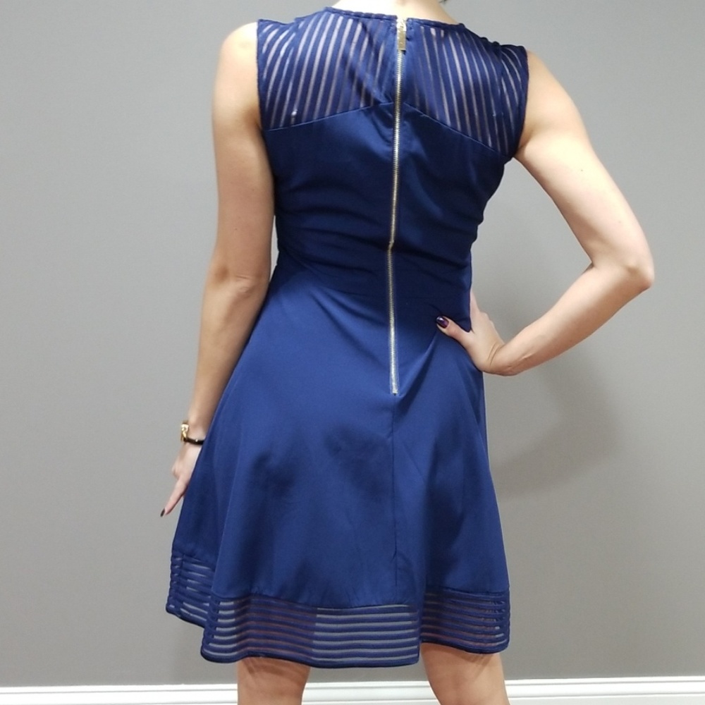 New Blue London cocktail dress - Picture 3 of 4